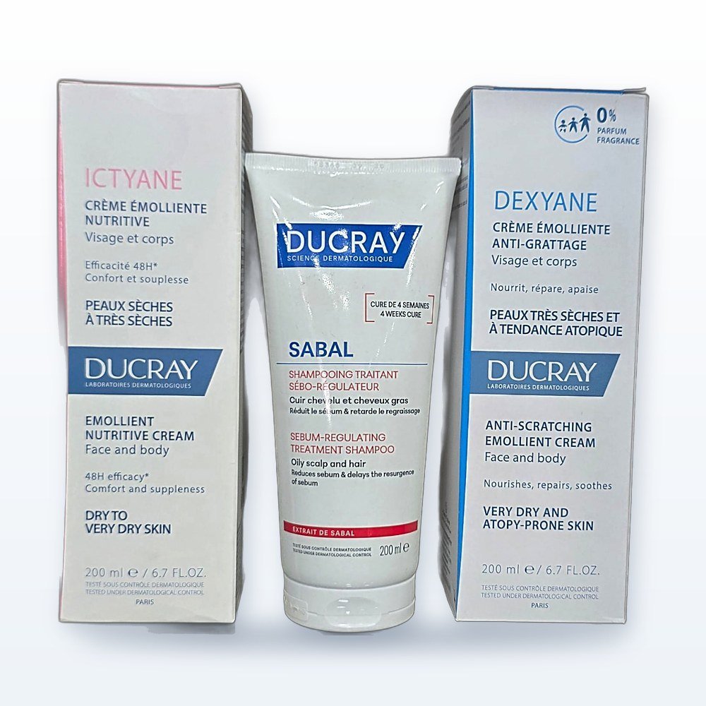 Ducray Ictyane, Dexyane & Sabal