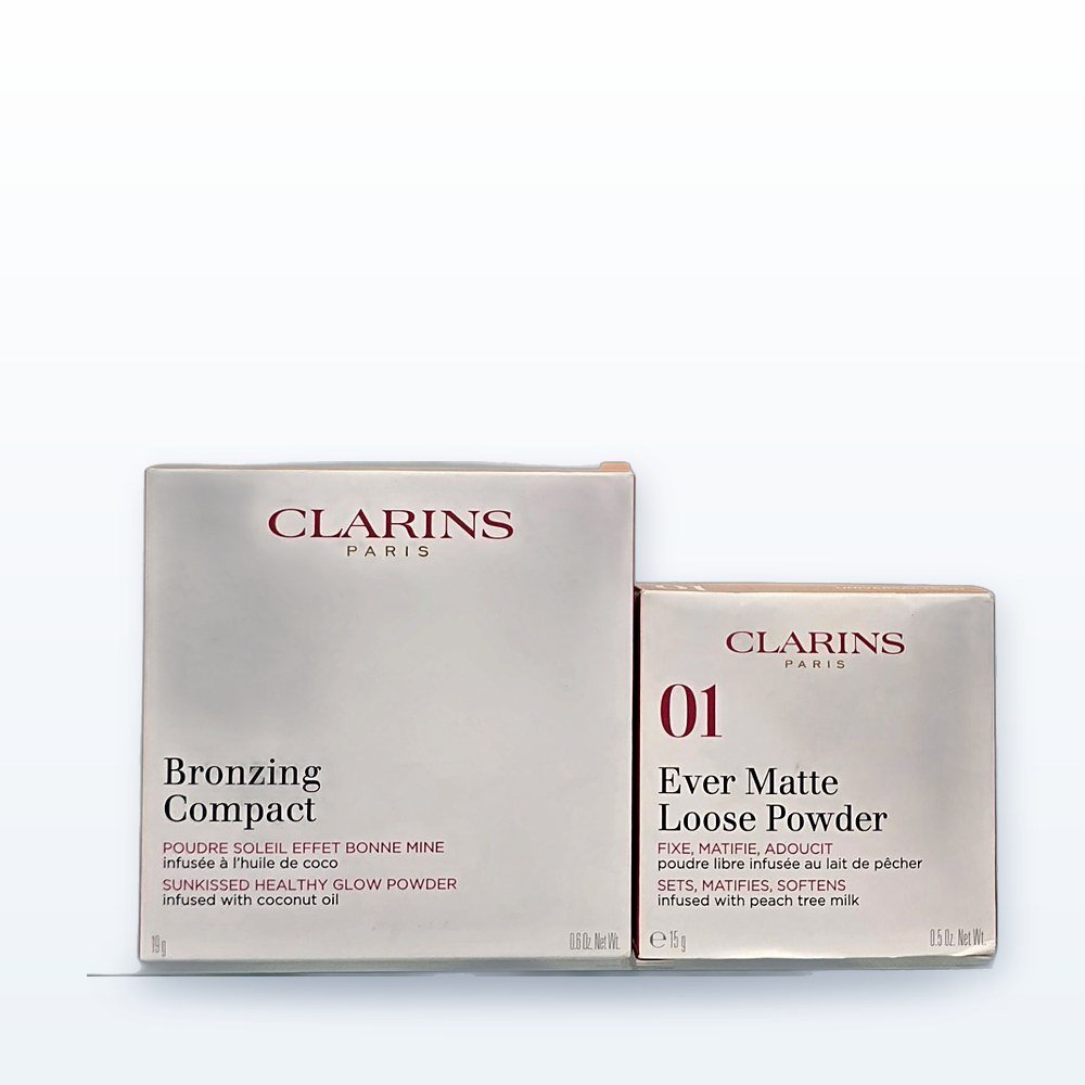 Clarins Bronzing Compact & Ever Matte Loose Powder