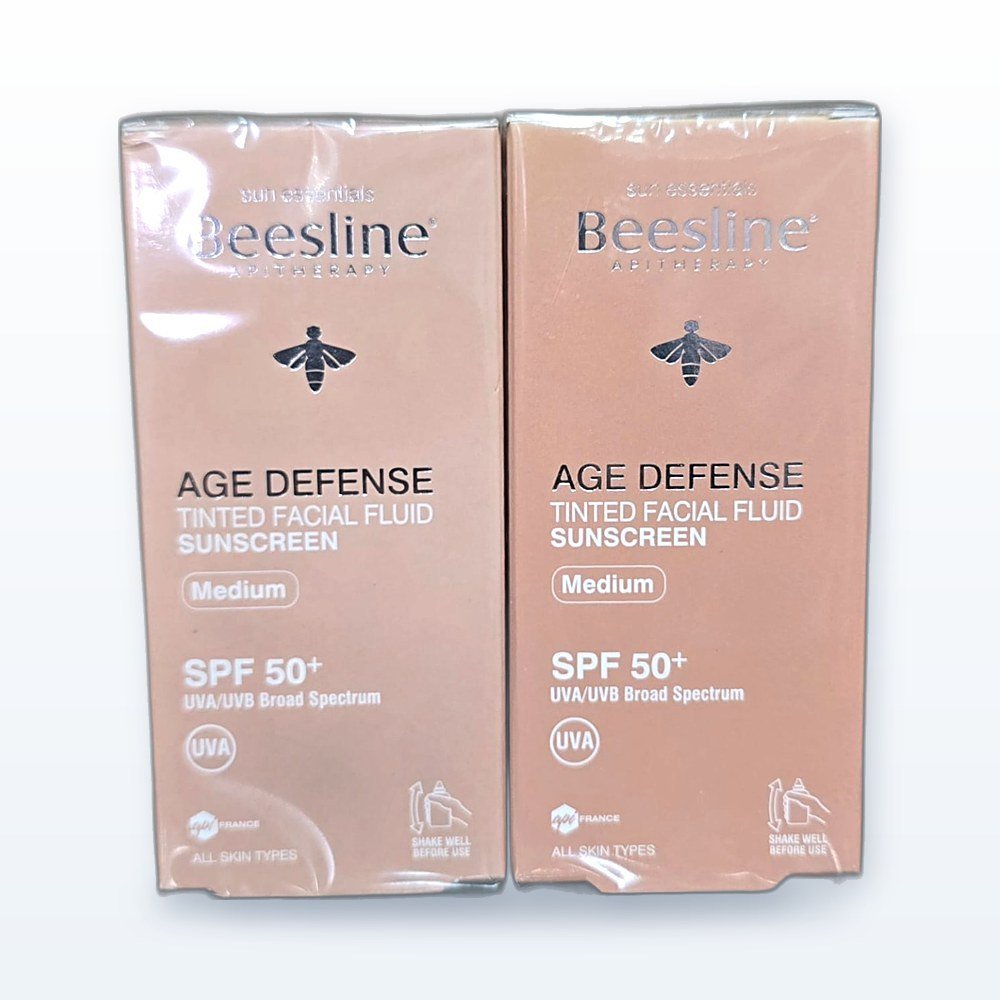 Beesline Age Defense Tinted Sunscreen SPF50+ – Medium