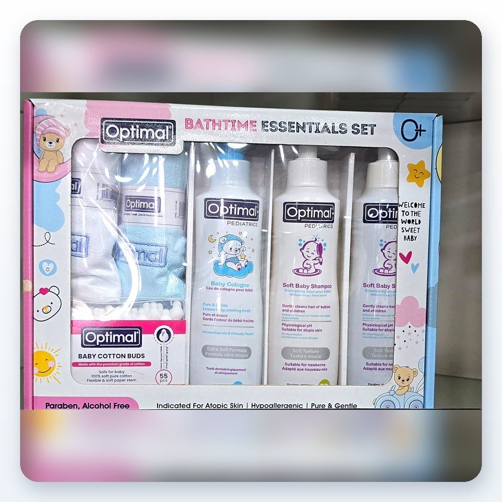 Optimal Bathtime Essentials Set – Blue